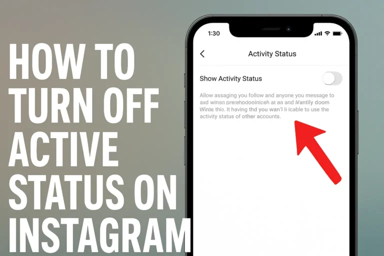 How to Turn Off Active Status on Instagram