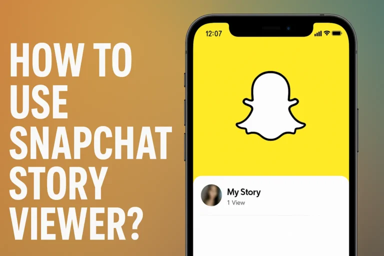 How to Use a Snapchat Story Viewer